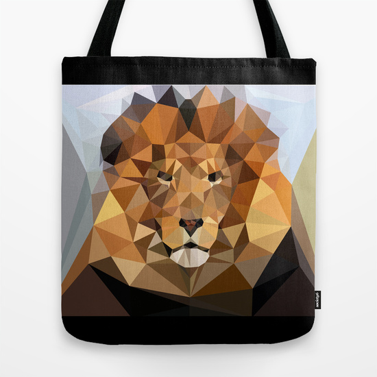Tote Bag - Lion Techy Art