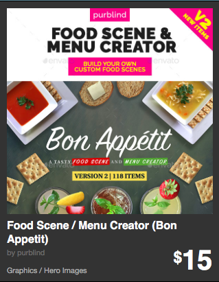 Food Scene - Menu Creator -Bon Appetit