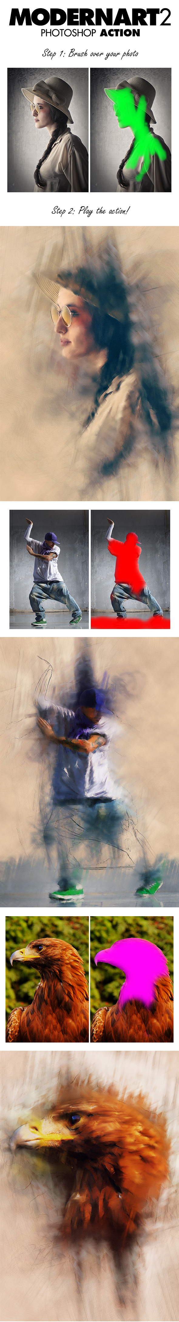 17-ModernArt 2 Photoshop Action