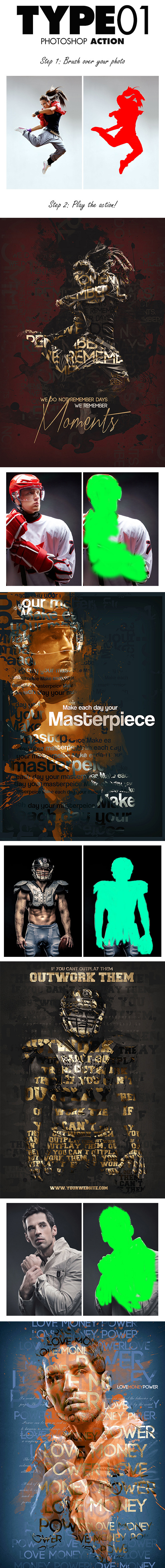 19-Type01 Photoshop Action