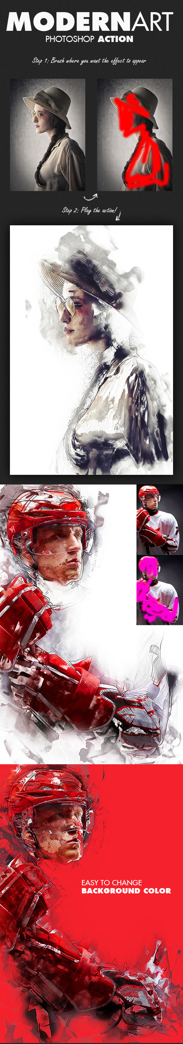 5-ModernArt Photoshop Action