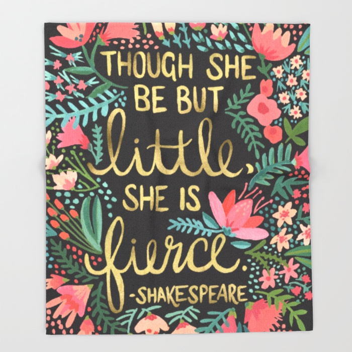 10-little--fierce-on-charcoal-throw-blankets