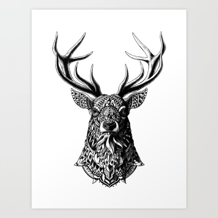 8-ornate-buck-prints