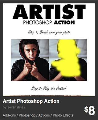 Artist Photoshop Action