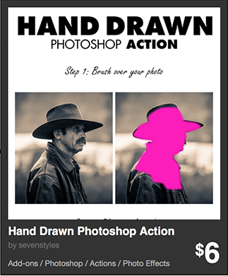 Hand Drawn Photoshop Action
