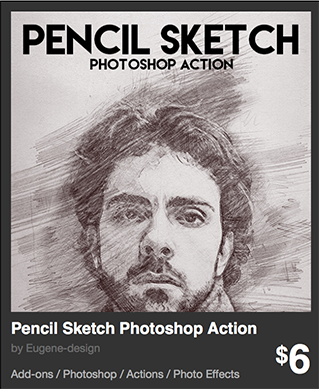 Pencil Sketch Photoshop Action