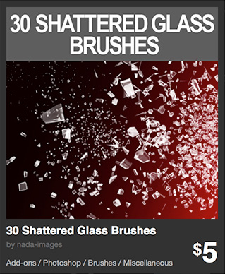 30 Shattered Glass Brushes by nada-images