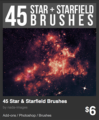 45 Star & Starfield Brushes by nada-images