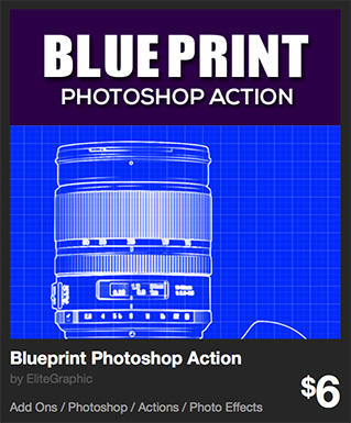 Blueprint Photoshop Action by EliteGraphic | GraphicRiver