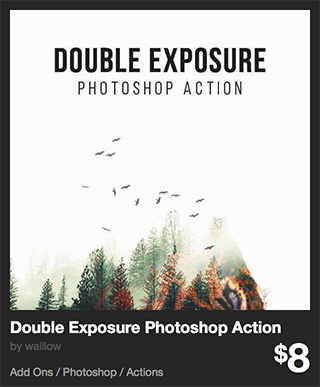 Double Exposure Photoshop Action by walllow | GraphicRiver
