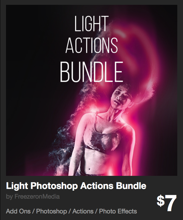 Light Photoshop Actions Bundle by FreezeronMedia | GraphicRiver