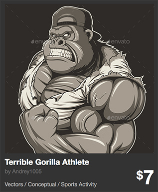 Terrible Gorilla Athlete