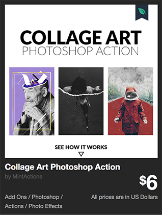 Collage Art Photoshop Action by MintActions | GraphicRiver