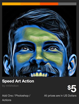 Speed Art Action by mrikhokon | GraphicRiver