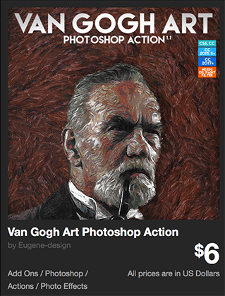 Van Gogh Art Photoshop Action by Eugene-design | GraphicRiver
