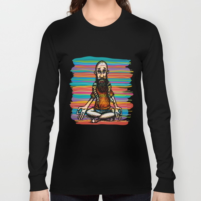 Bearded and ex poison snake Long Sleeve T-shirt by angeldecuir | Society6