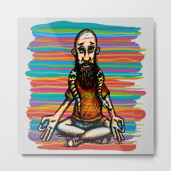 Bearded and ex poison snake Metal Print by angeldecuir | Society6