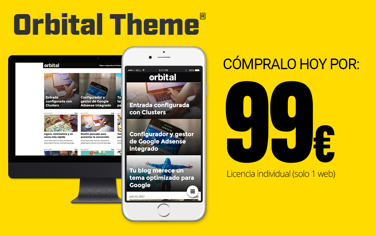 Orbital Theme para WordPress