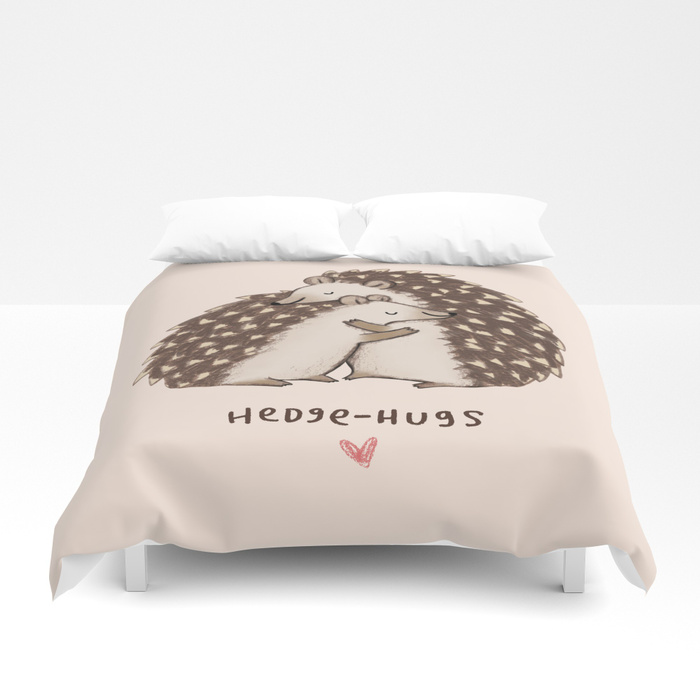 Hedge-hugs Duvet Cover by sophiecorrigan | Society6