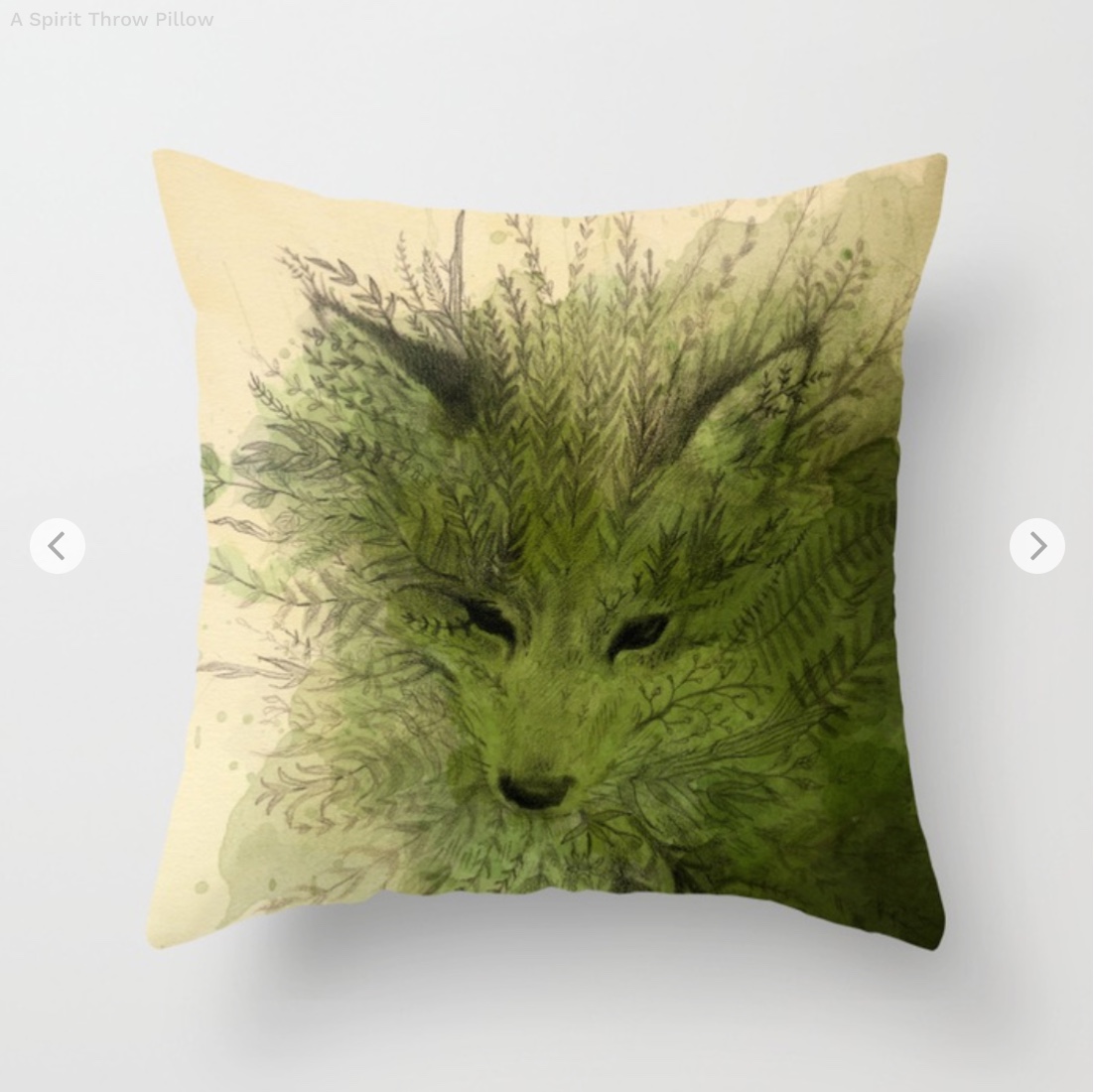 A Spirit Throw Pillow by leslieevans | Society6
All Green Everything