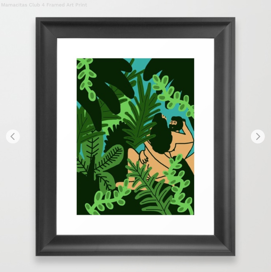 Mamacitas Club 4 Framed Art Print by regirivas