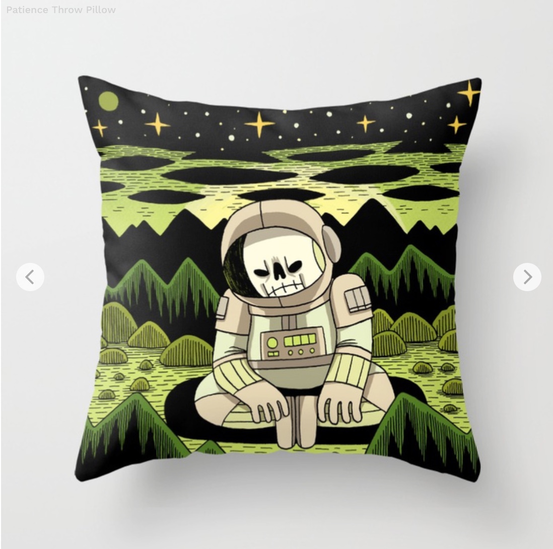 Patience Throw Pillow by jackteagle | Society6
