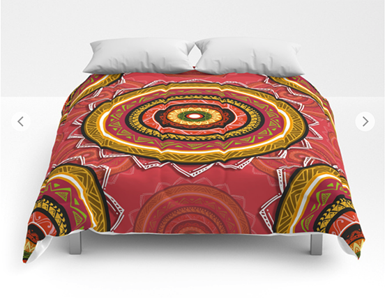 April Mandala Comforters by angeldecuir | Society6