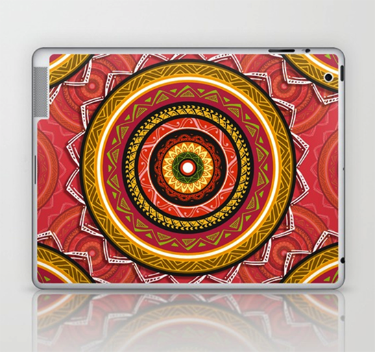 April Mandala Laptop & iPad Skin by angeldecuir | Society6