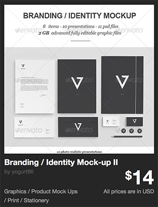 Branding / Identity Mock-up II by yogurt86 | GraphicRiver 