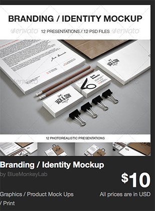 Branding / Identity Mockup by BlueMonkeyLab | GraphicRiver