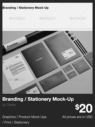 Branding / Stationery Mock-Up by Zeisla | GraphicRiver 
