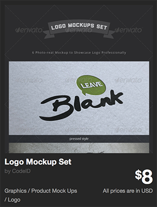 Logo Mockup Set by CodeID | GraphicRiver 