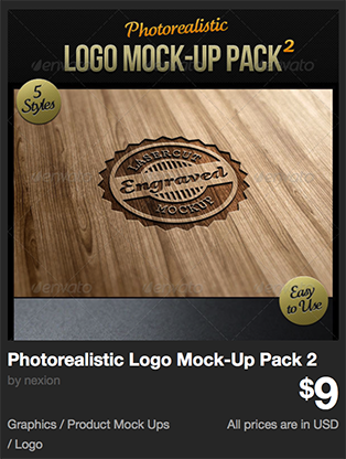 Photorealistic Logo Mock-Up Pack 2 by nexion | GraphicRiver 