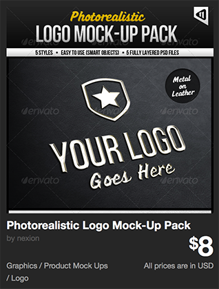 Photorealistic Logo Mock-Up Pack by nexion | GraphicRiver 