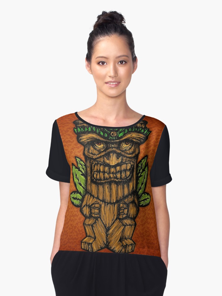 Blusas «Tiki monster» de angeldecuir | Redbubble 