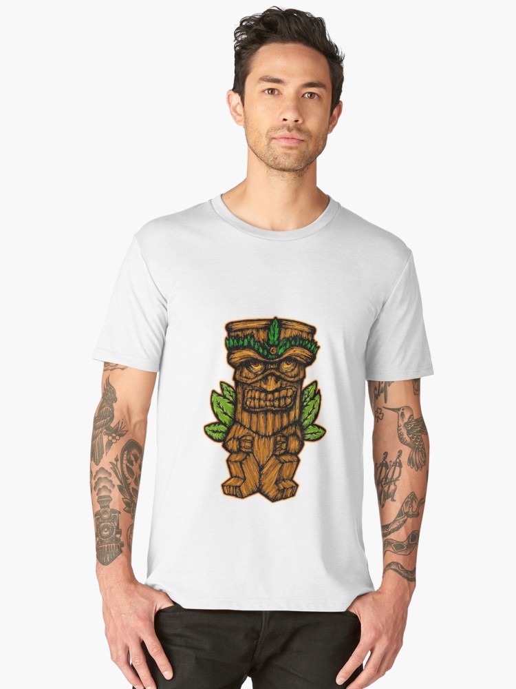 Camisetas premium para hombre «Tiki monster» de angeldecuir | Redbubble