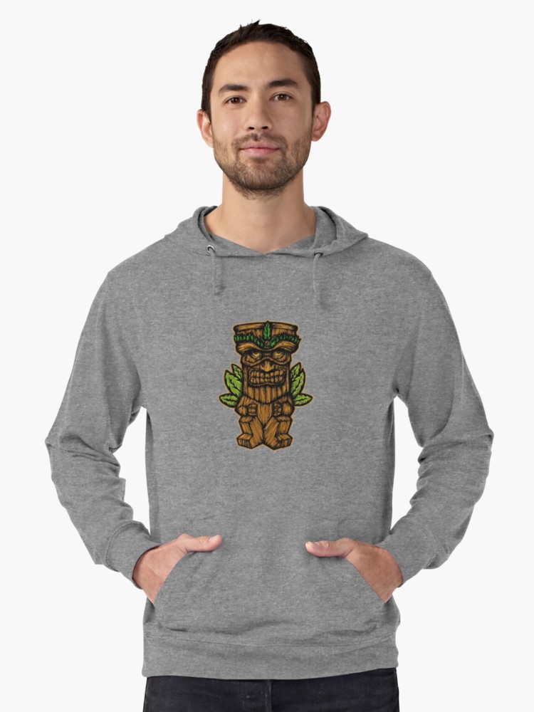 Sudaderas con capucha ligeras «Tiki monster» de angeldecuir | Redbubble