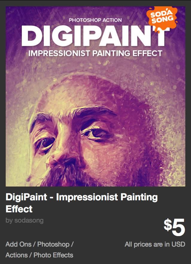 DigiPaint - Impressionist Painting Effect by sodasong | GraphicRiver