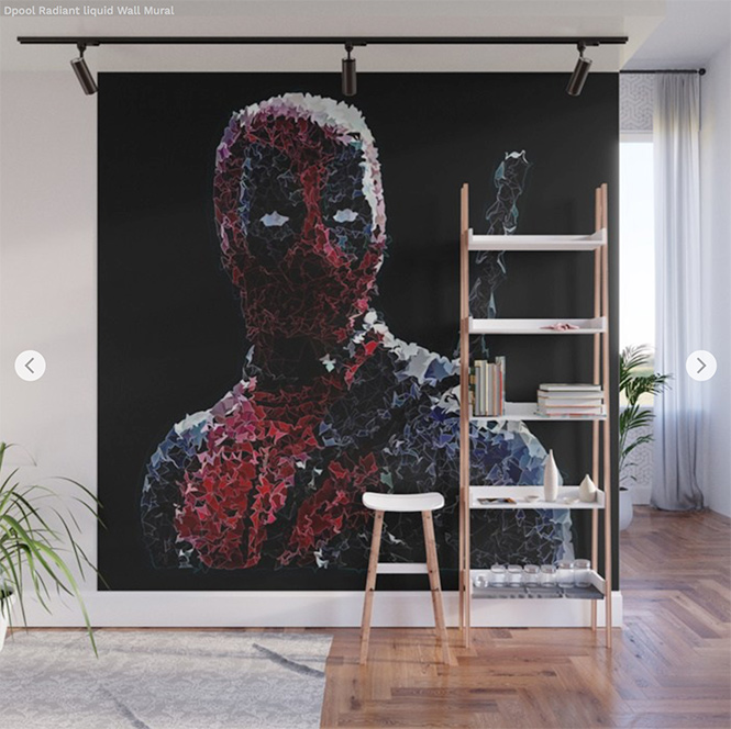 Wall Mural  Dpool Radiant liquid by Angel Decuir | Society6 