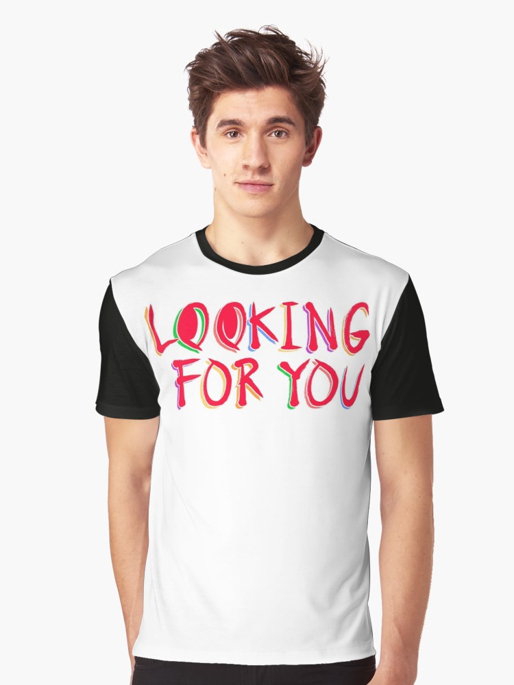 Camisetas gráficas «Looking for you» de angeldecuir | Redbubble