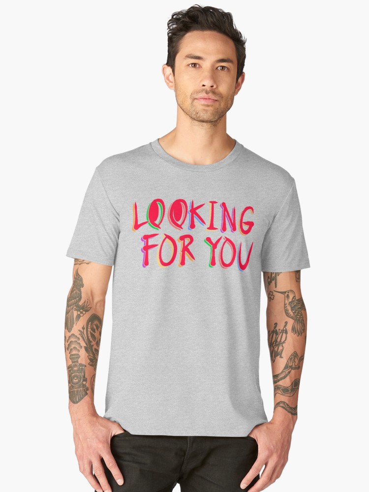 Camisetas premium para hombre «Looking for you» de angeldecuir | Redbubble