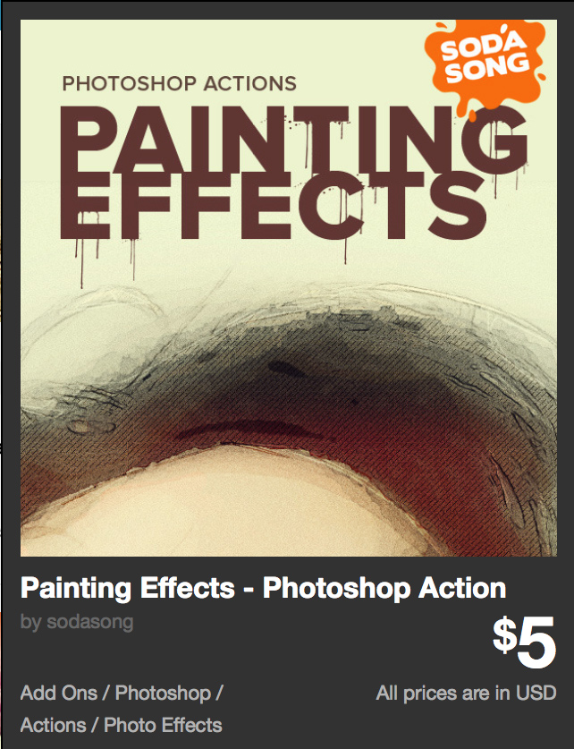 Painting Effects - Photoshop Action by sodasong | GraphicRiver 