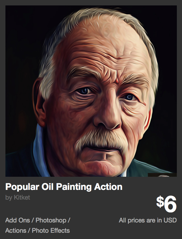 Popular Oil Painting Action by Kitket | GraphicRiver 