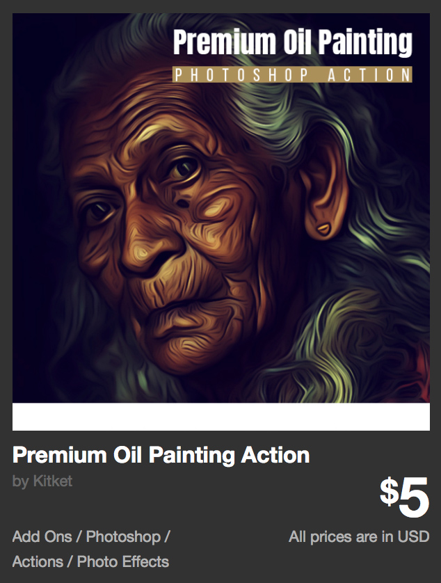 Premium Oil Painting Action by Kitket | GraphicRiver 
