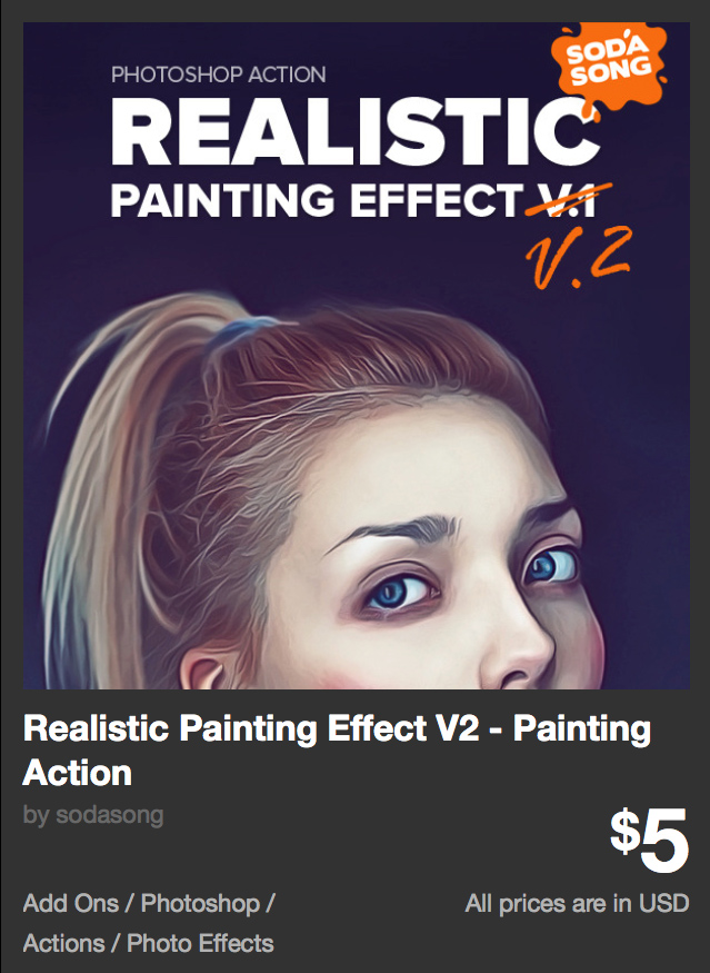 Realistic Painting Effect V2 - Painting Action by sodasong | GraphicRiver 