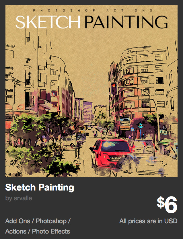 Sketch Painting by srvalle | GraphicRiver 