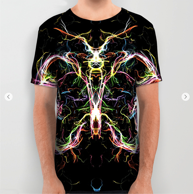 Radiant lighting butterfly All Over Print Shirt by angeldecuir | Society6 