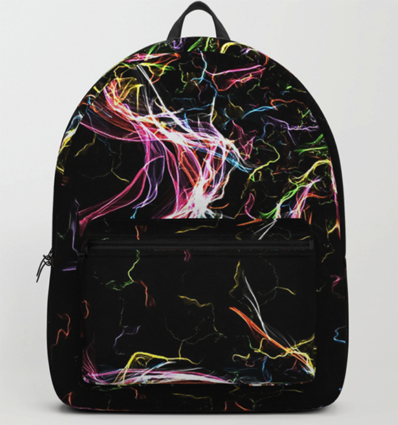 Radiant lighting butterfly Backpack by angeldecuir | Society6 