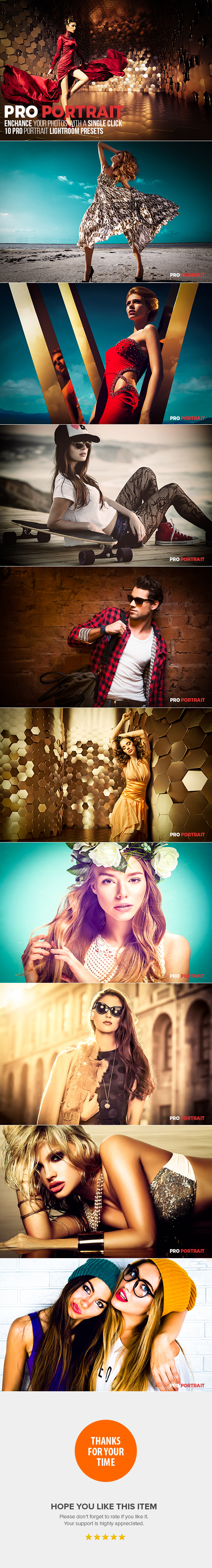 10 Pro Portrait Lightroom Presets by LrFlare-LRF | GraphicRiver