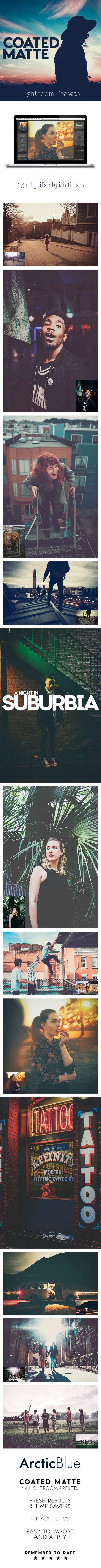 Coated Matte Lightroom Presets by ArcticBlue | GraphicRiver 